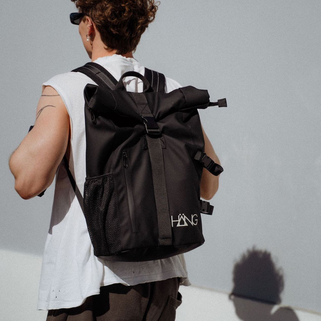 Rolltop Rucksack mit 15 Zoll Laptopfach