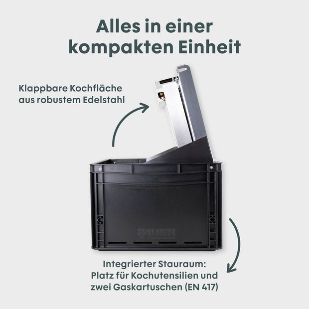 BOXIO COOK | Camping Gaskocher