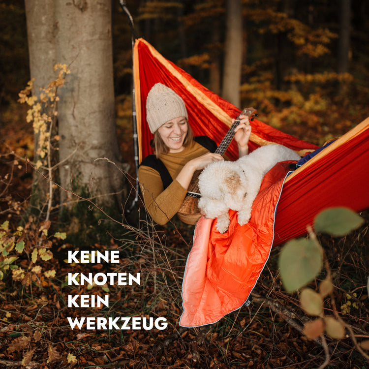 häng hängematten HÄNG + SUSPENSION
