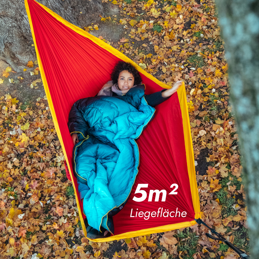 Ultralight hammock made of parachute silk