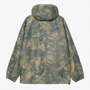 Carhartt WIP Windbreaker Pullover (Winter) - Camo Combi, Green / Black