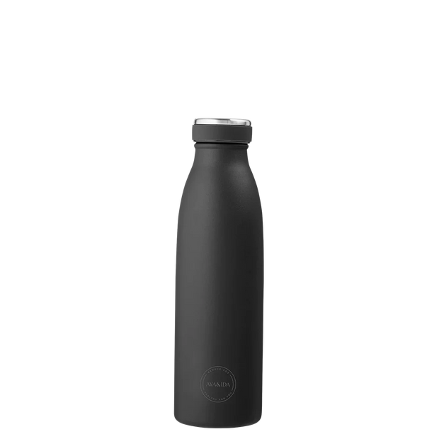 AYA & IDA Trinkflasche Thermo - Drinking Bottle - Matt Black