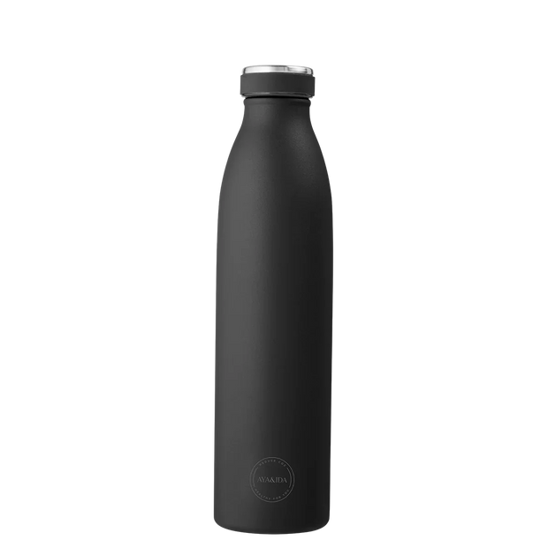 AYA & IDA Trinkflasche Thermo - Drinking Bottle - Matt Black