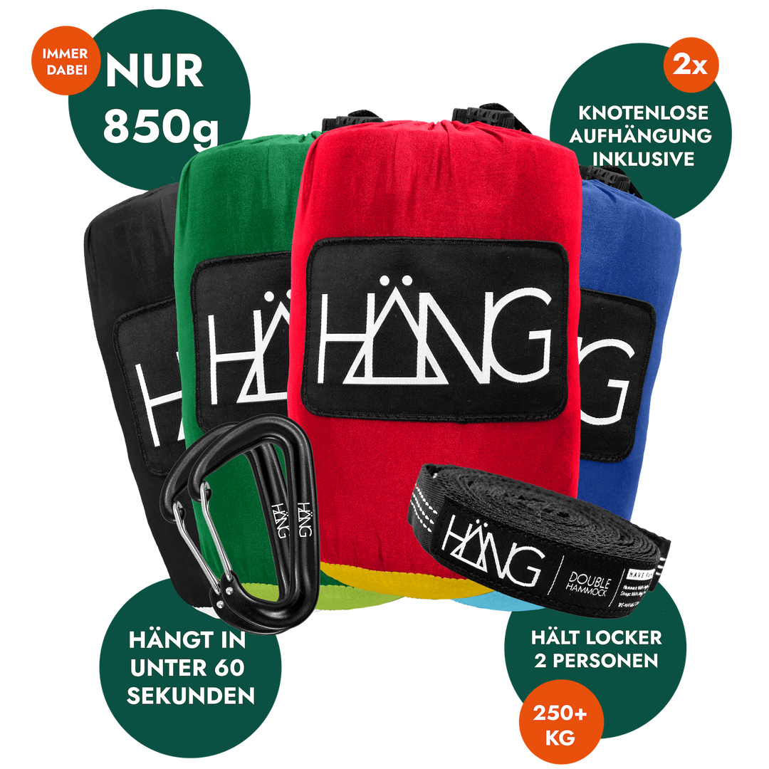 hängematte made in germany Ultraleichte Hängematte aus Fallschirmseide