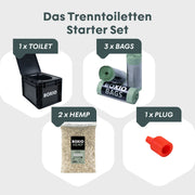 BOXIO - TOILET PLUS | Trenntoilette mit Starterset
