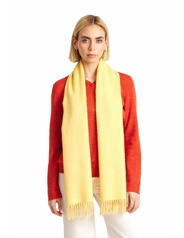 KUNA - Alpaka Webschal - Adrian – 100 % Baby‑Alpaka