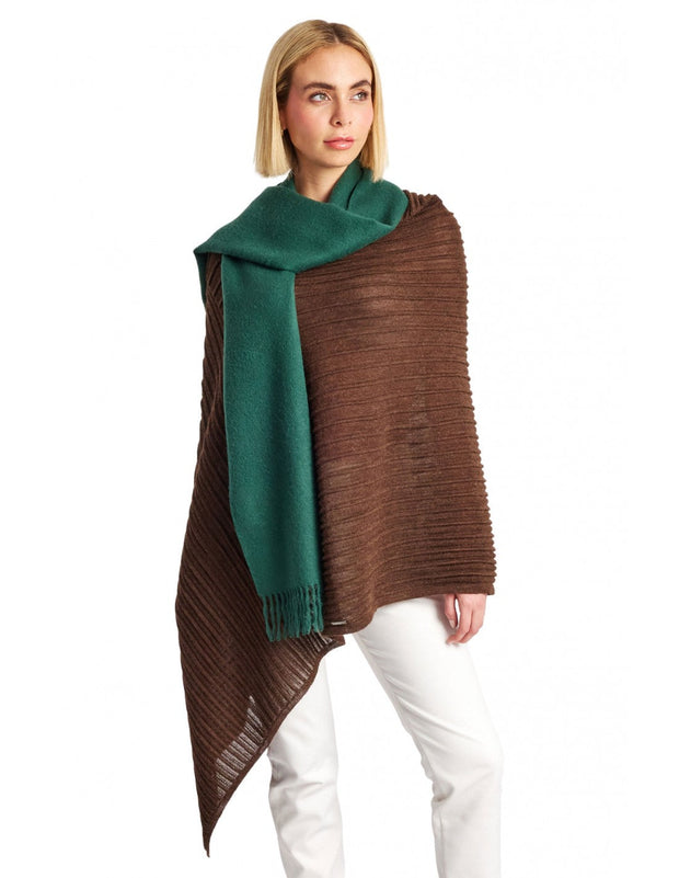 KUNA - Alpaka Webschal - Adrian – 100 % Baby‑Alpaka