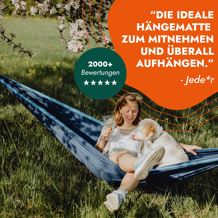 hängematte zum mitnehmen HÄNG + BÄG Bundle